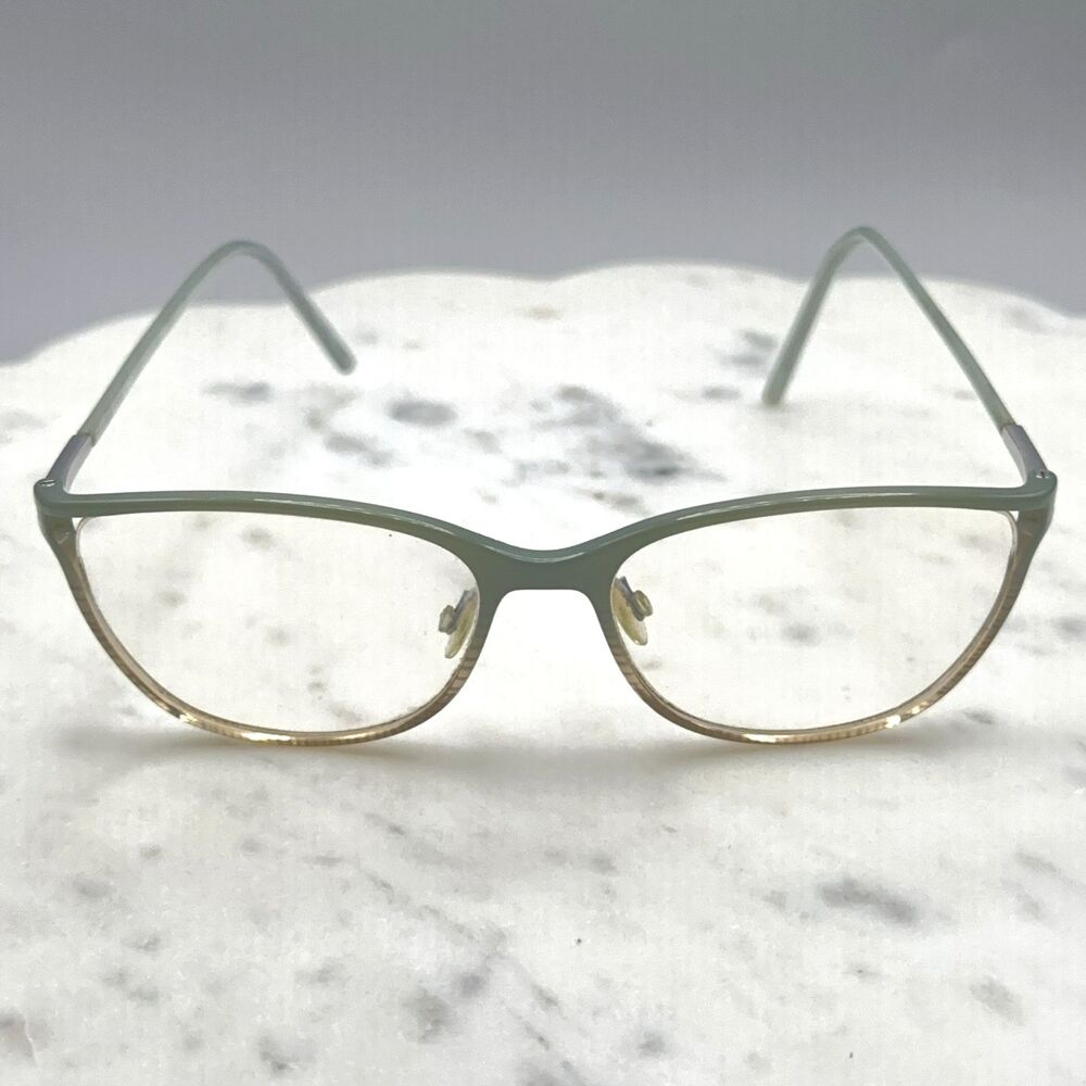 Aura by Airlock 3000 300 Cold Insert Green Fade Eyeglasses Frames Only 53-15-140